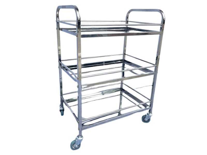  Xe Đẩy Tiêm Inox 3 Tầng