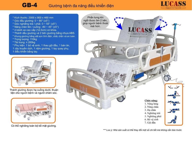 Giường lucass GB-4