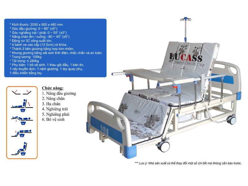 Giường điện y tế đa năng gb-t5d