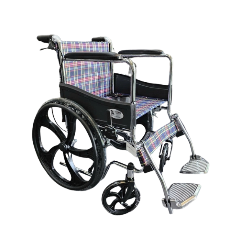 Xe lăn Lucass X96 bánh đúc, rộng ngang cho người to béo